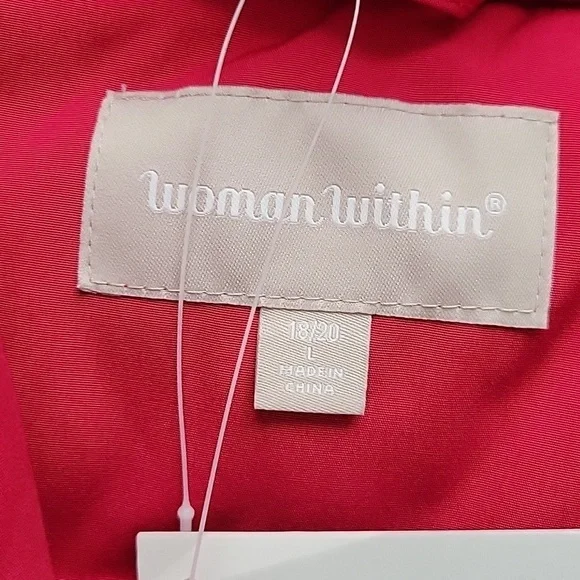 NWT Woman Within Feather Down Faux Fur Lined Hood Parka - Picture 6 of 14